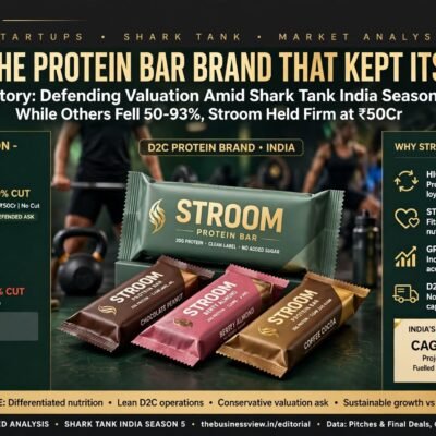 Stroom on Shark Tank India Season 5: The Protein Bar Brand That Kept Its Valuation