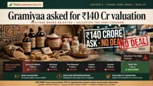 Gramiyaa on Shark Tank India Season 5: Why Heritage Alone Isn't a Moat